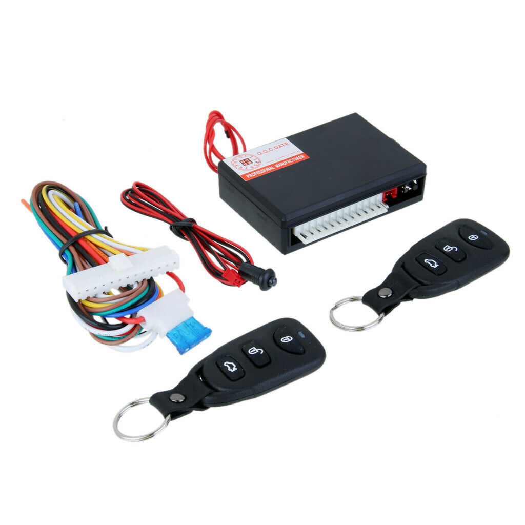 Remote Control Car Door Lock Unlock System LED Indicator Keyless Control