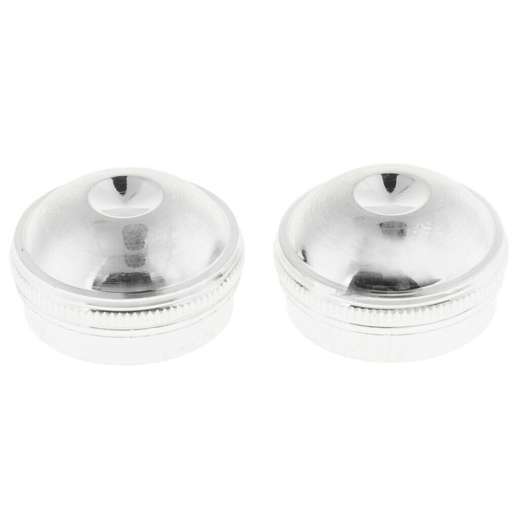 Copper Flute Head Crown Screw Caps Woodwind Parts, 2pcs/Pack