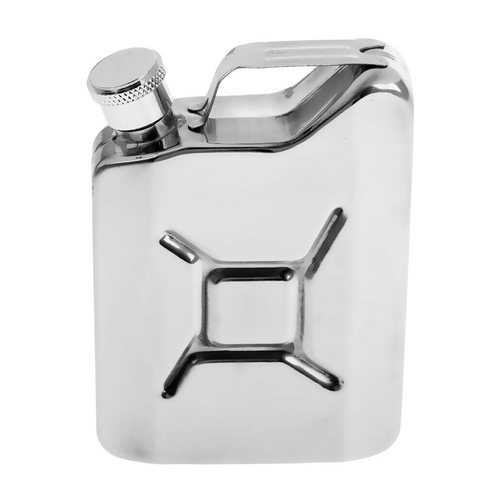 Portable Healthy Durable 177ml/6oz Stainless Steel Hip Flask 3.7'' x 2.75'' x