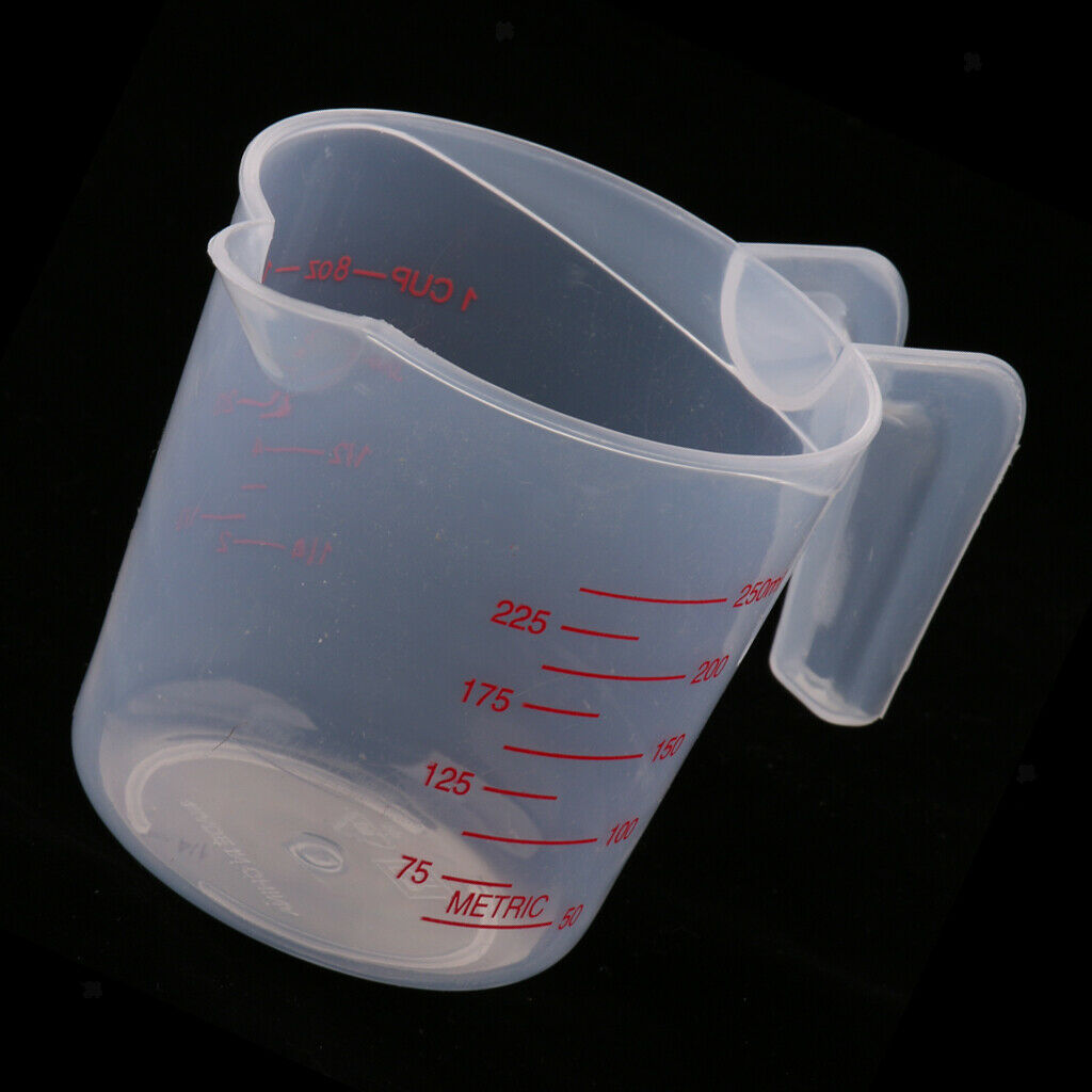 Transparent Plastic Measuring Cup For Young Parrot Baby