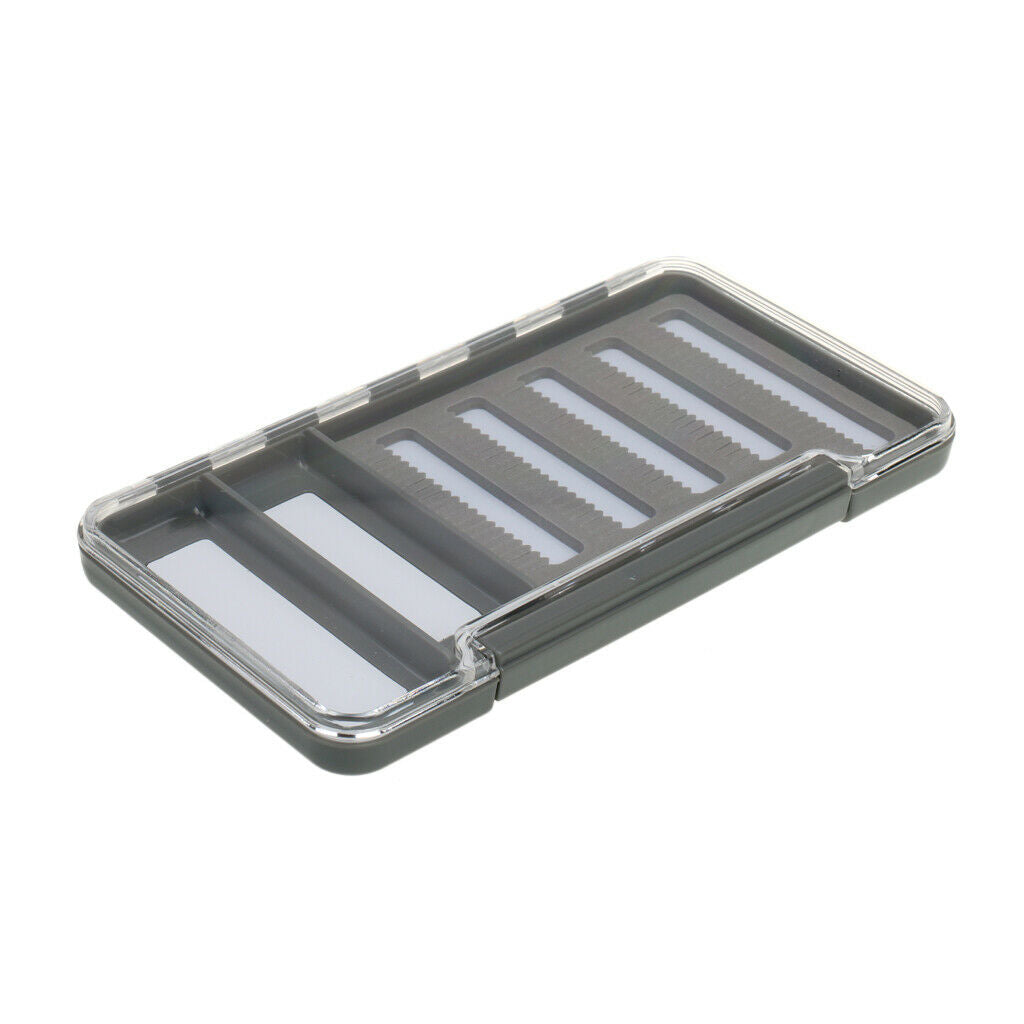Pocket Size Fly Box Slot Foam Fishing Box Storage Spinners Hooks
