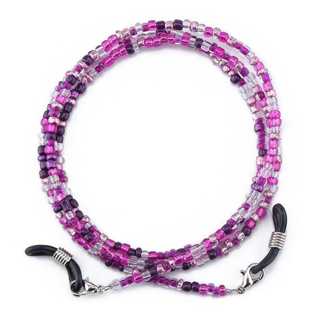 3pcs 69cm Beaded Eyeglass Holder Retainer Glasses Cords Straps Necklace