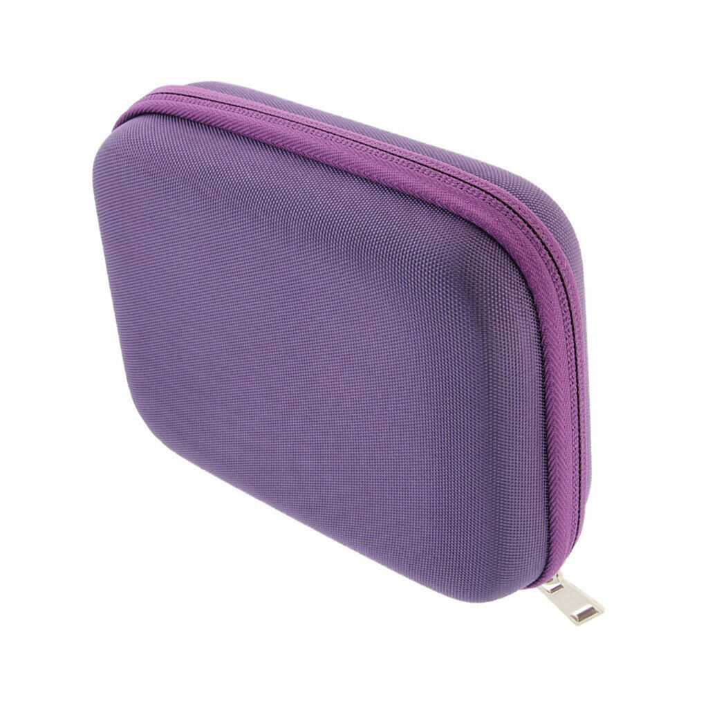 Essential Oil Bag Carrying Storage Case Contain 10 Pieces 10ml Vial Purple