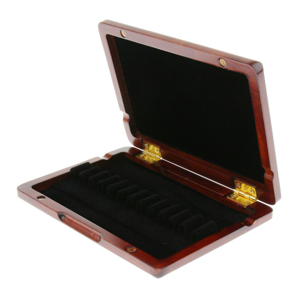 Wood Oboe Reed Storage Case Box for 12 Reeds Woodwind Instrument Parts