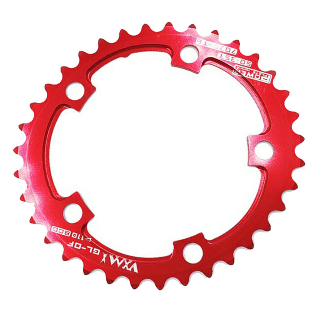 Bike Chainring  35T/50T 110 BCD 9-11 Speed Chain Ring Chainwheel Red 35T