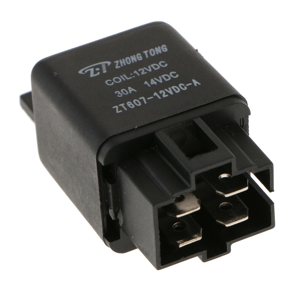 30A High Switching Capability 3PCS ZT607-DC12V 4Pin Heavy Duty SPST Relay High