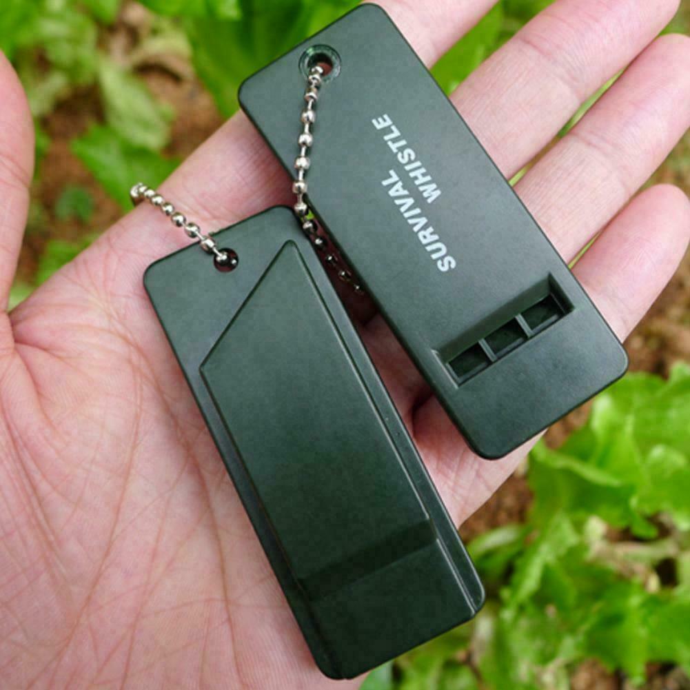 Tri-band Outdoor Survival Whistle For Help Whistle Frequency Treble High J2J0