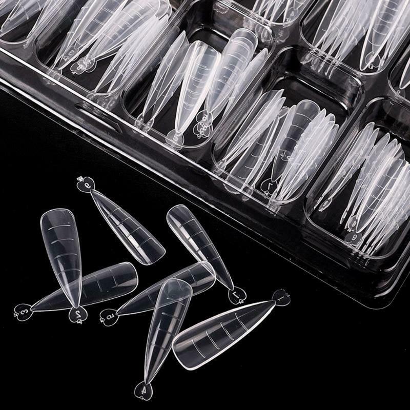 Graduation Nail Art Quick Light Therapy Crystal Extended Nail Sheets 100 Pieces