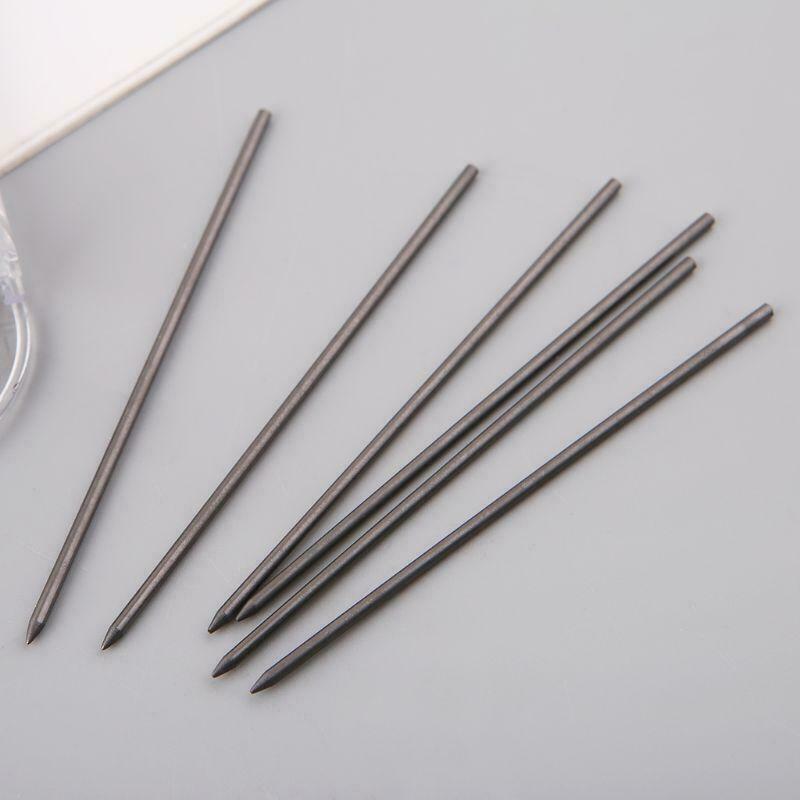 12Pcs 2.0 mm Mechanical Pencil Black 2B Lead Refills Draft Drawing Writing Art