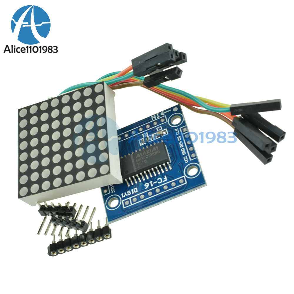 10PCS Arduino microcontroller MAX7219 dot matrix module control Display DIY KIT