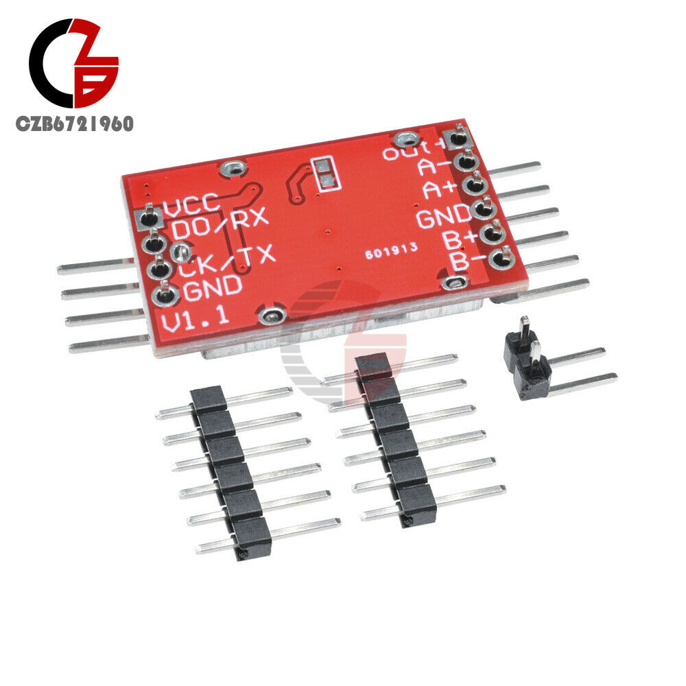 HX711 Dual Channel 24-Bit A/D Conversion IC Weighing Sensor Module w/ Shielding
