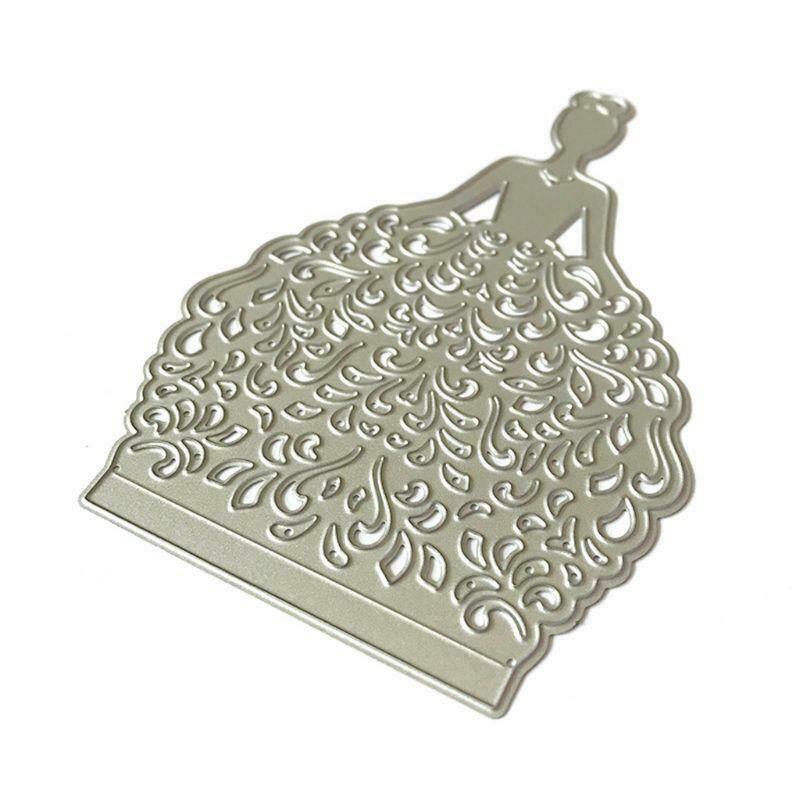 Beautiful Lady Metal Cutting Dies Stencil Scrapbooking DIY Album Stamp Embossing