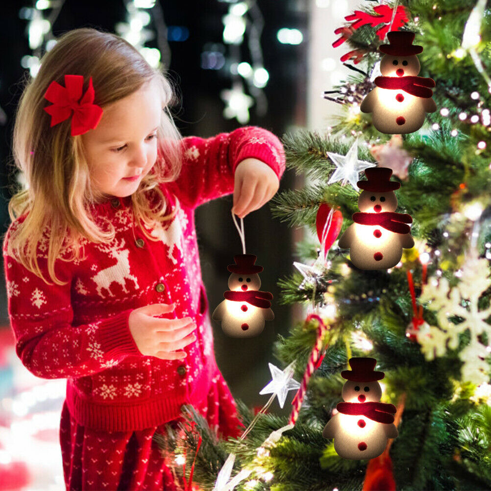Christmas LED String Light 10 LED Plush Snowman String Light 5.4 ft/ 1.65 Meter