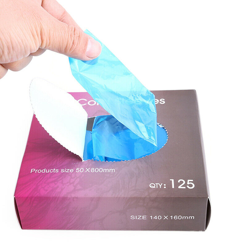 Blue Disposable 125pcs Tattoo Machine Clip Cord Sleeves Cover Bags Supply  BS5