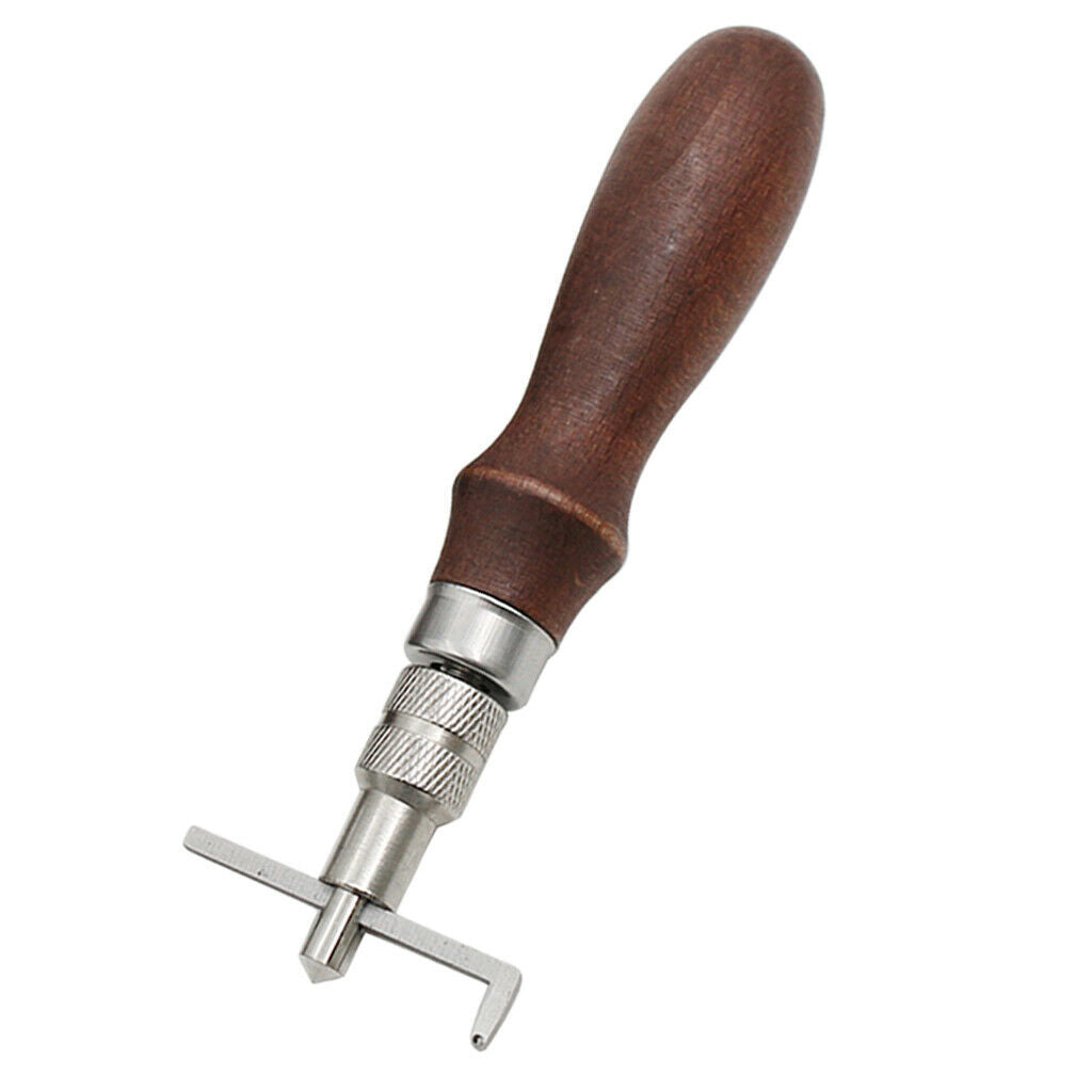 1pc New Leathercraft Stitching Groover Skiving Crease Leather Working Tool