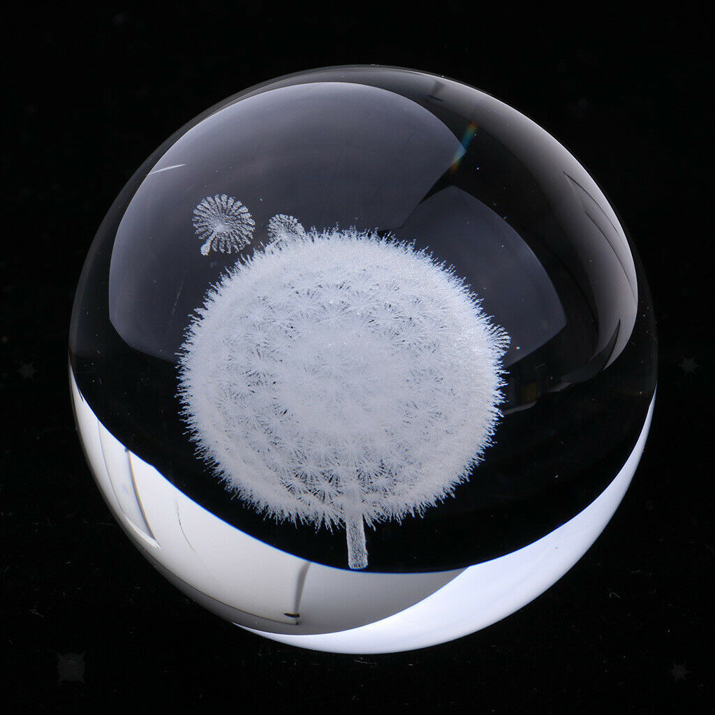 Crystal   Craft Sphere Home Decor Ornament Globe Birthday Gift