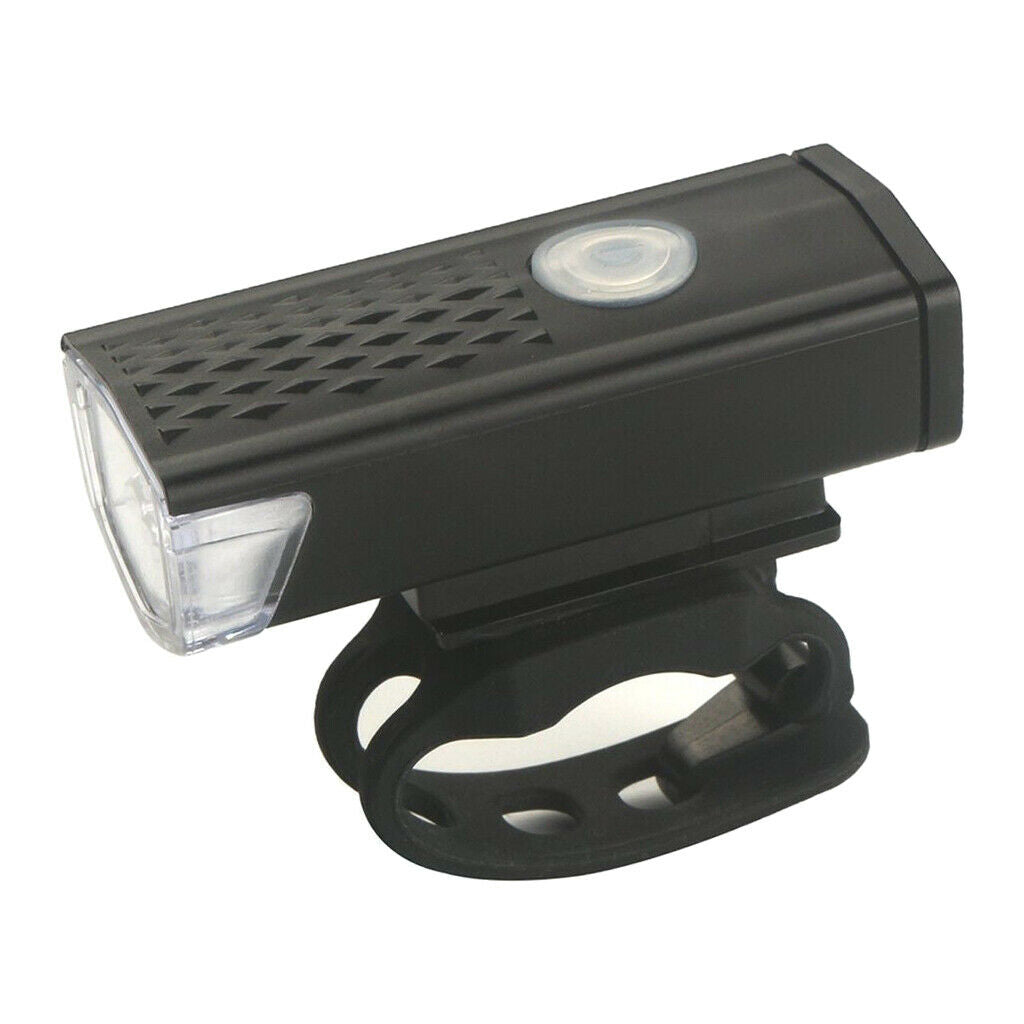 2x USB Bike Light 300Lumens Lamp Headlight LED Scooter Alarm Safety Gear