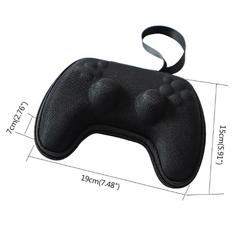 Shockproof Travel Pouch Carry Bag for PS5 Gamepad Controller Hard CaseSJCA