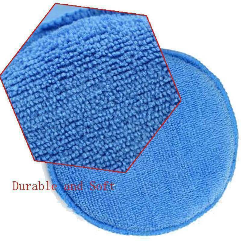 10pcs 5" Car Buffing Pads Polishing Sponge Buffer Set Waxing Foam Polisher Kit