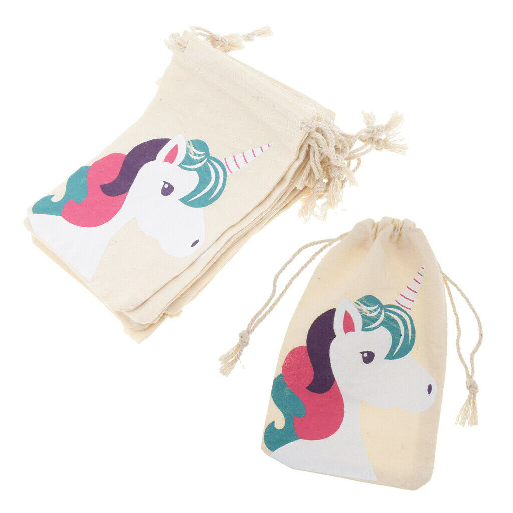 Linen Candy Bag Jewelry Pouch Reusable Gift Bag Wedding Favor 4x6inch D