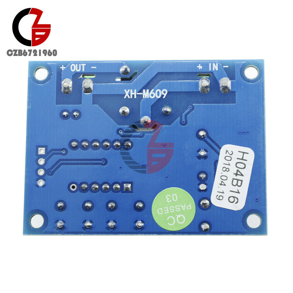 XH-M609 Charger Module Voltage OverDischarge Protection Undervoltage DC 12V-36V