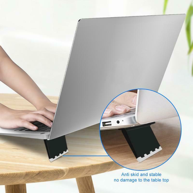 Foldable Mini Desktop Stand Creative Folding Lazy Notebook laptop Holder 2PCS