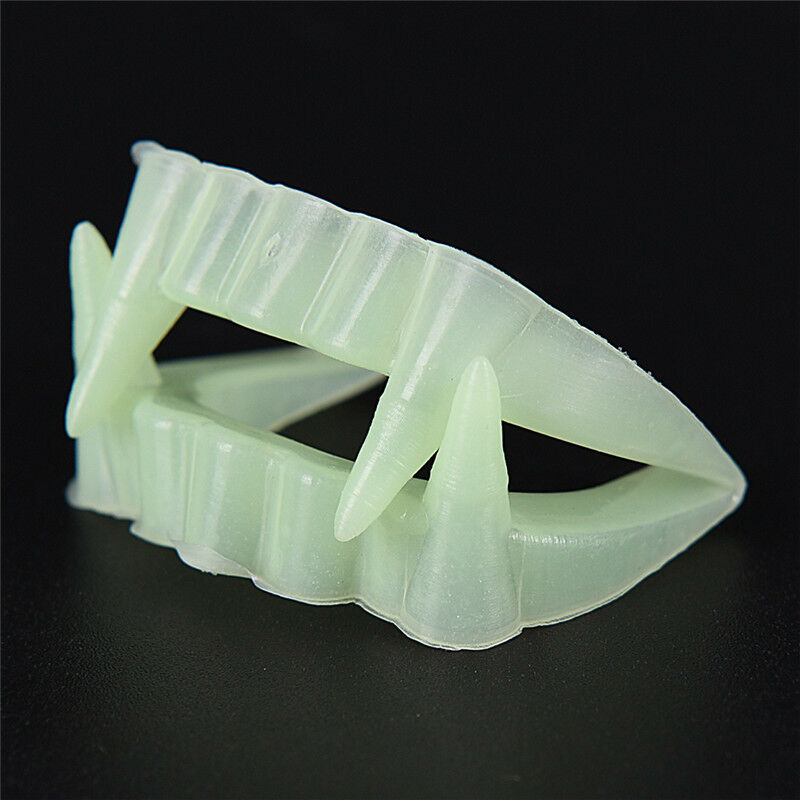 10*Halloween Holiday Party Vampire Luminous False Teeth Tooth Denture Cost.l8