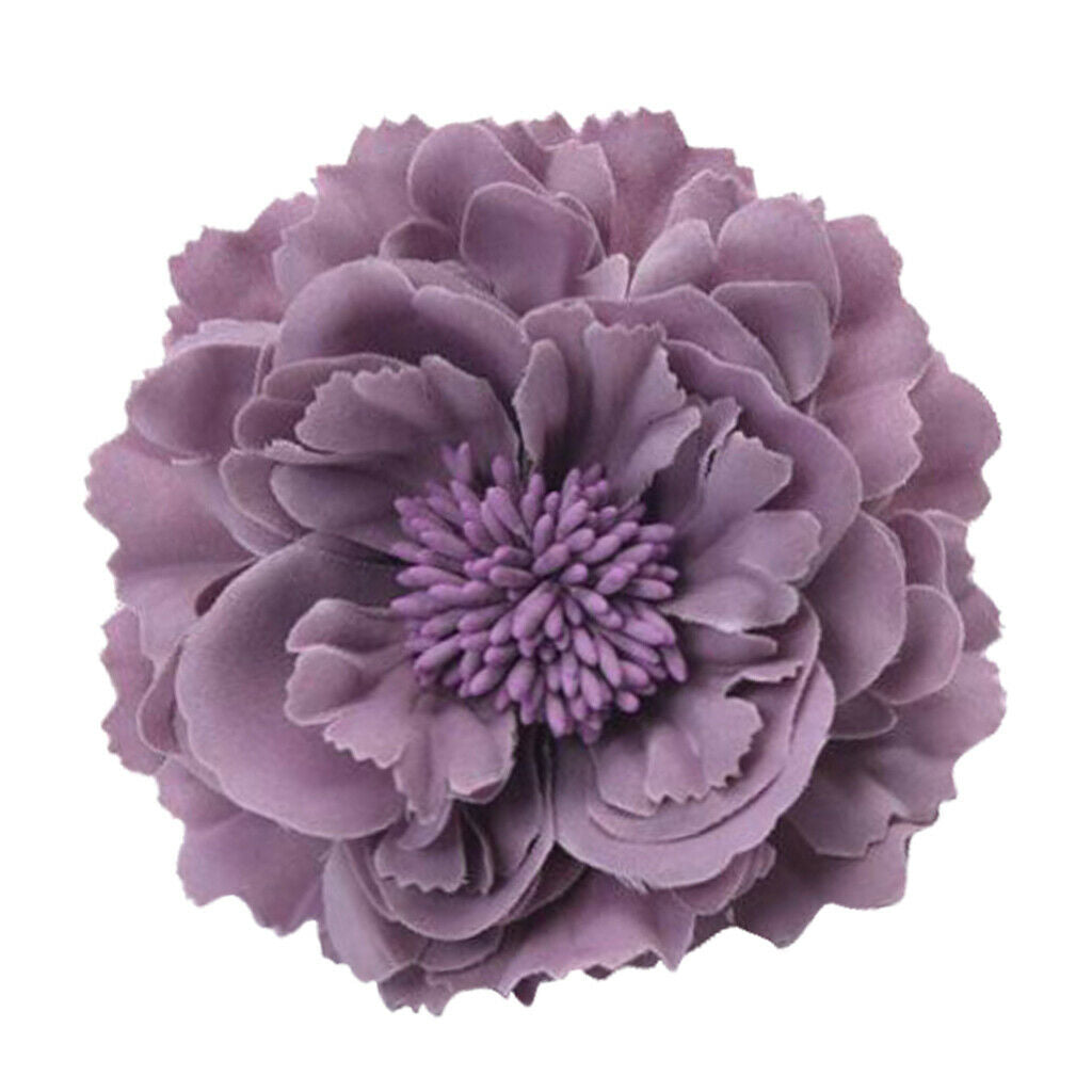 Decorative Flower Curtain Tiebacks Voile Drape Tiebacks Monthly Rose-Purple