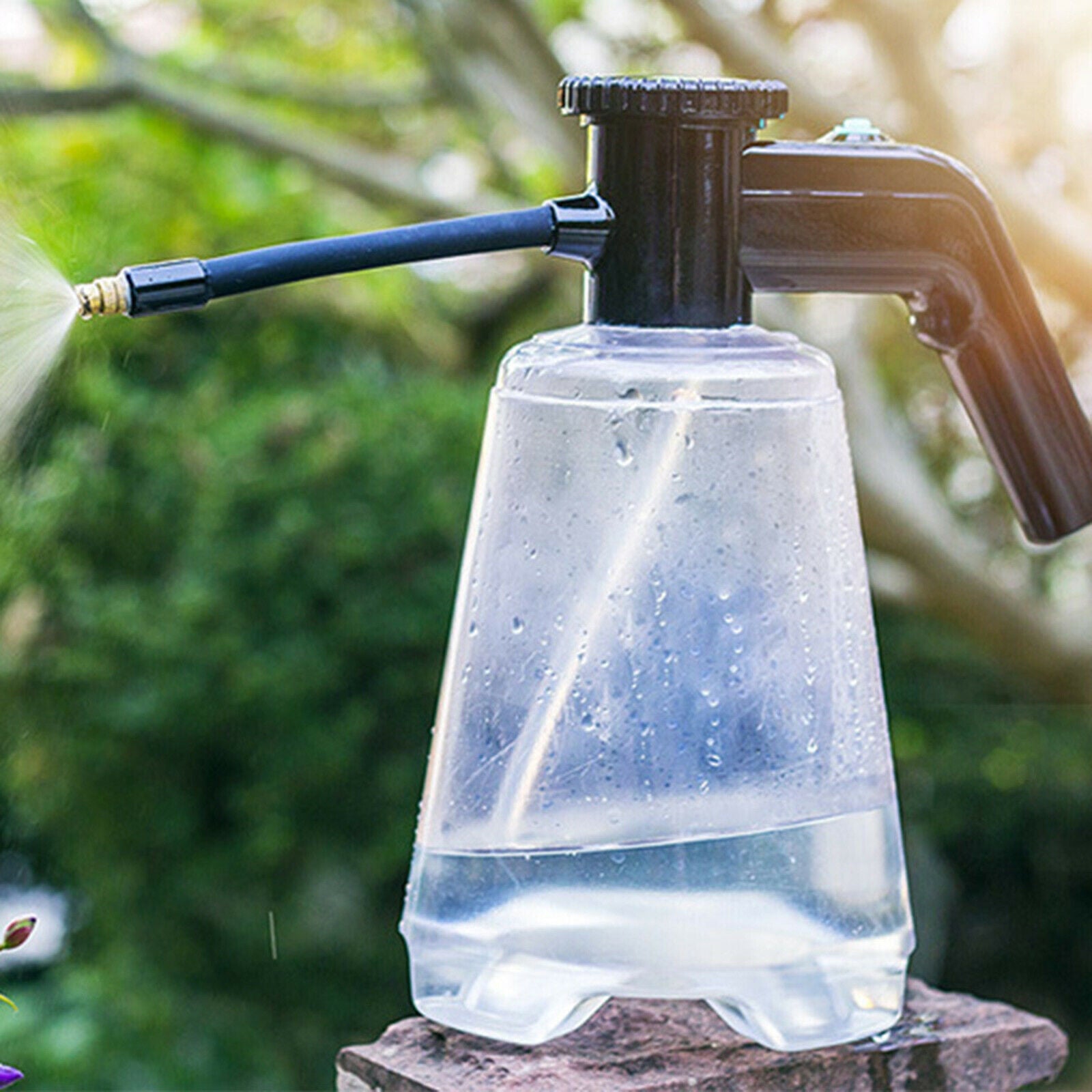 2L Electric Automatic Garden Sprayer Water Spray Bottle 360 Deg Adjustable