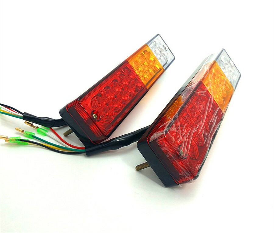 Waterproof 2PCS 12V Tail Lights Reverse Light Indicator Lamp for Most Truck
