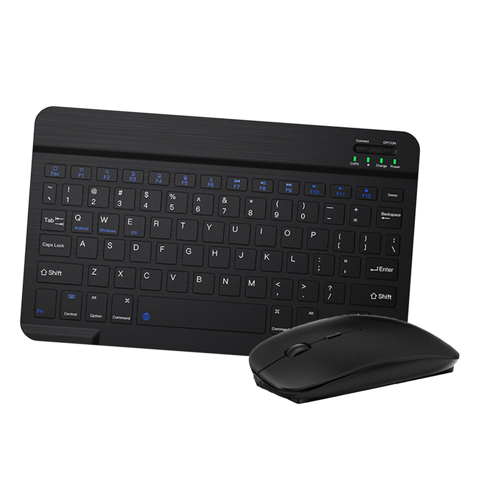 Ultra Thin Compact Bluetooth   Keyboard Mouse Comb Rechargeable for PC