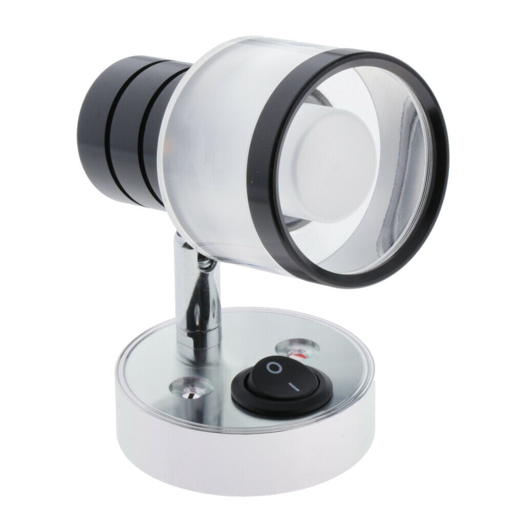 Pack of 1 12V LED Reading Light RV Bed Table Lamp 3w RV Trailer Camper