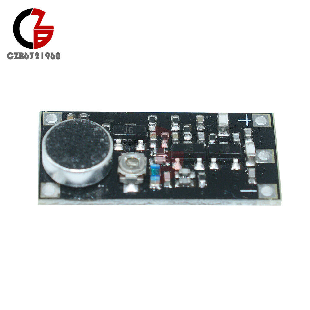 88-108MHz FM Wireless Microphone Surveillance Transmitter Module For Arduino
