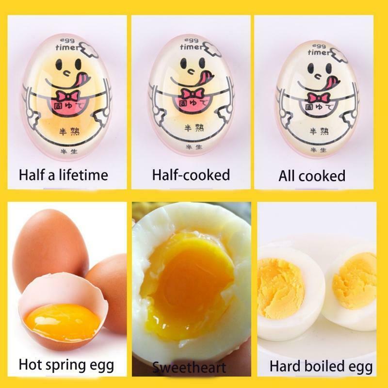 Egg Timer Boiling Soft /Medium / Hard Boiled Eggs Egg Cooker Helper for Kitchen