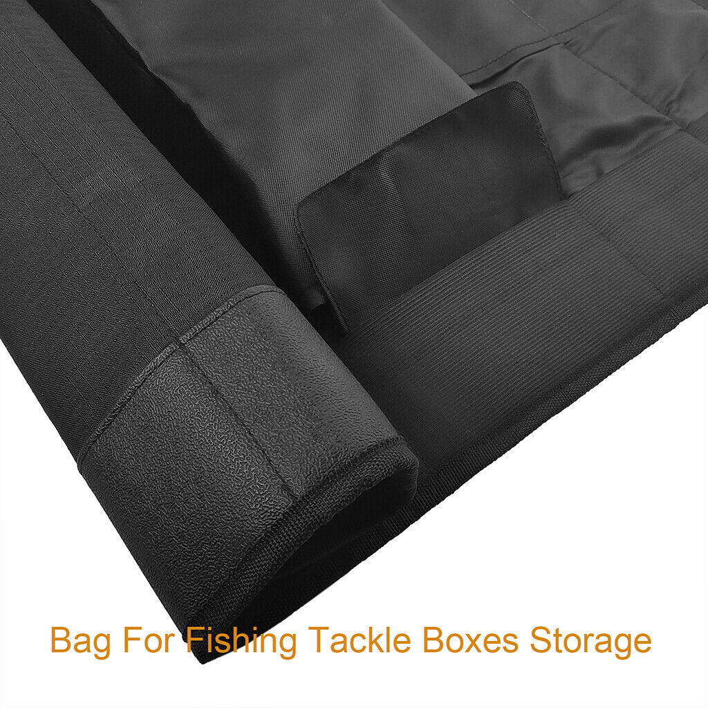 Fishing Rod Holdall Bag Sleeve Carrier Fishing Tackle Storage Bag Black