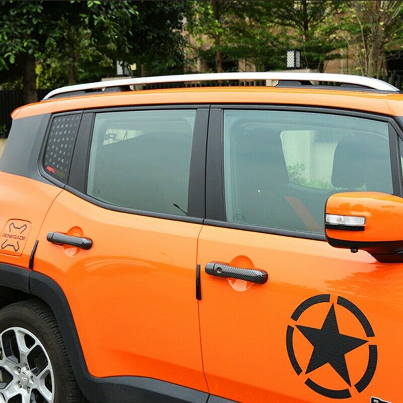 Car Triangular Window Glass Decor Cover Trim for Jeep Renegade 2016+ Accessories