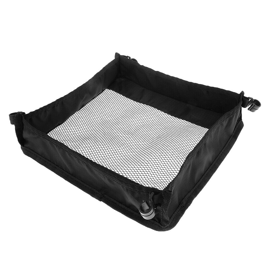 2pcs Folding Table Hanging Net Bag Dining Storage Net Grid Basket Outdoors