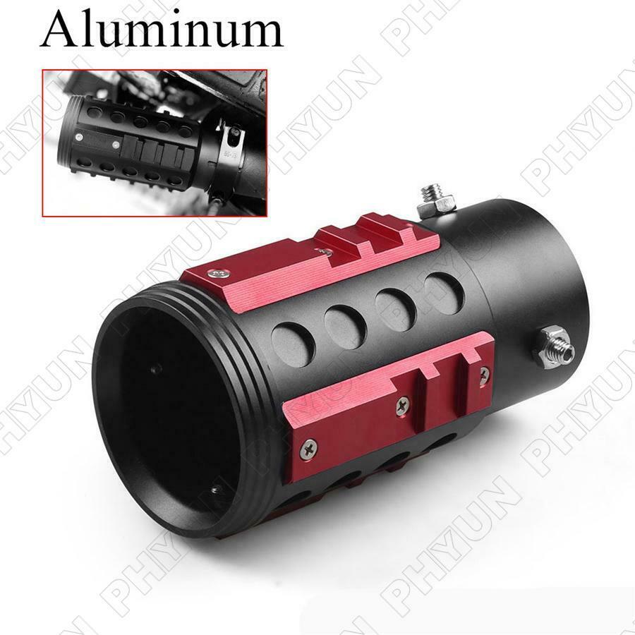 65MM Inlet Car Exhaust Tip Tail Muffler Decoration Pipe Tip Aluminum Universal