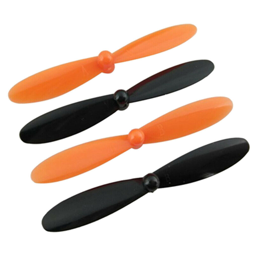 20pcs Propellers Airscrew Replace for   X4 H107 Accessory Black+Orange