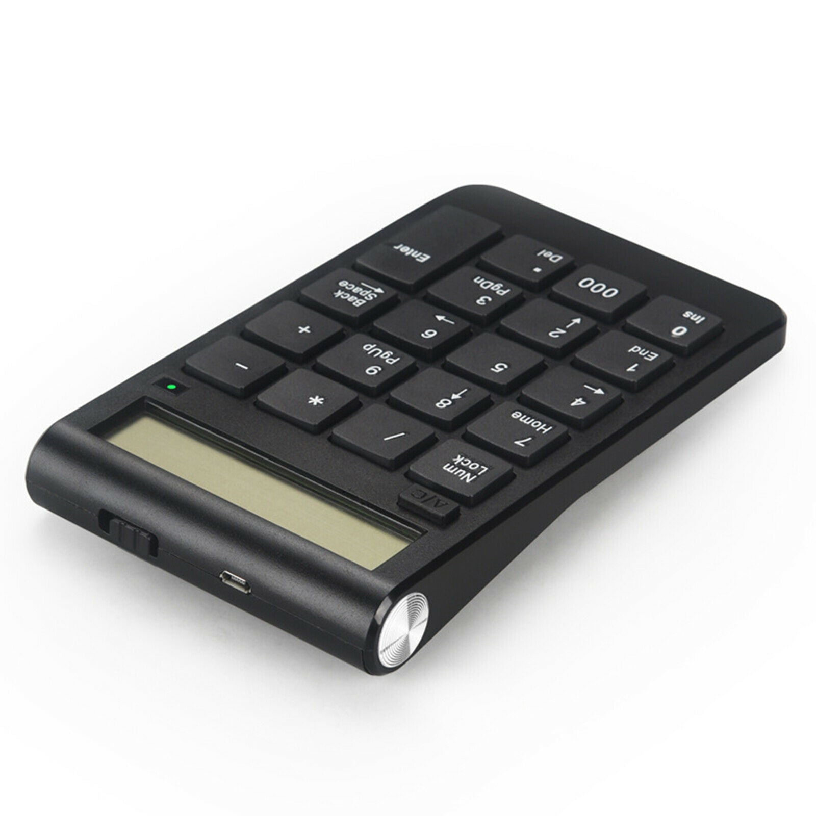 Wireless Numeric Keypad 20 Keys USB Receiver 2.4G Portable for PC Desktop