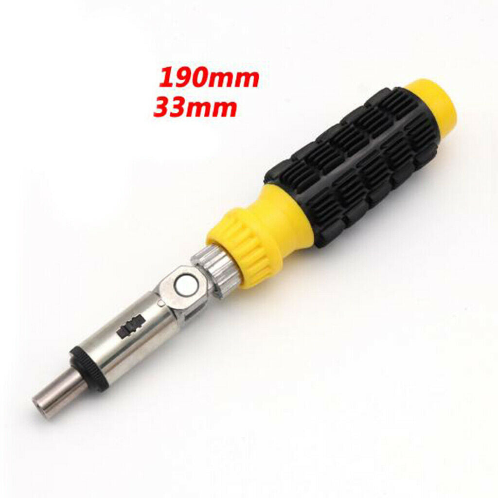 Screwdriver Spare Screwdriver Reversible Handle Ratchet Quick Release