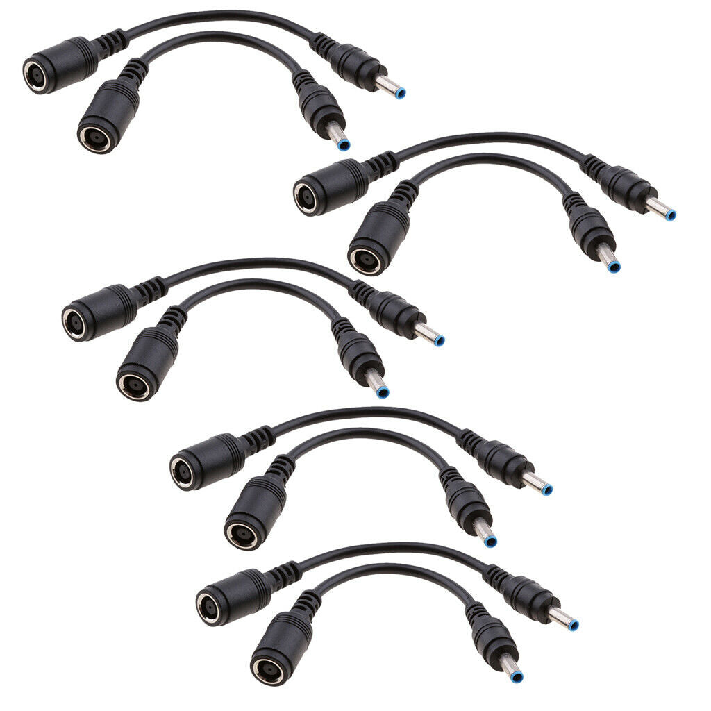 10 pieces 18.5V / 19V / 19.5V DC power cables 7.4x5.0mm female to