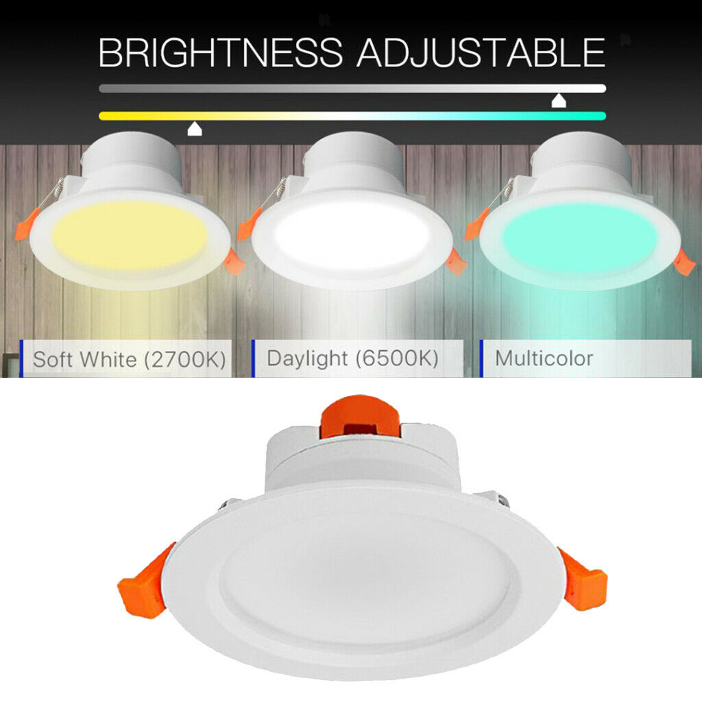 WiFi Smart LED Dimmable Spot Light Downlight Voice Control Energy Saver 7W