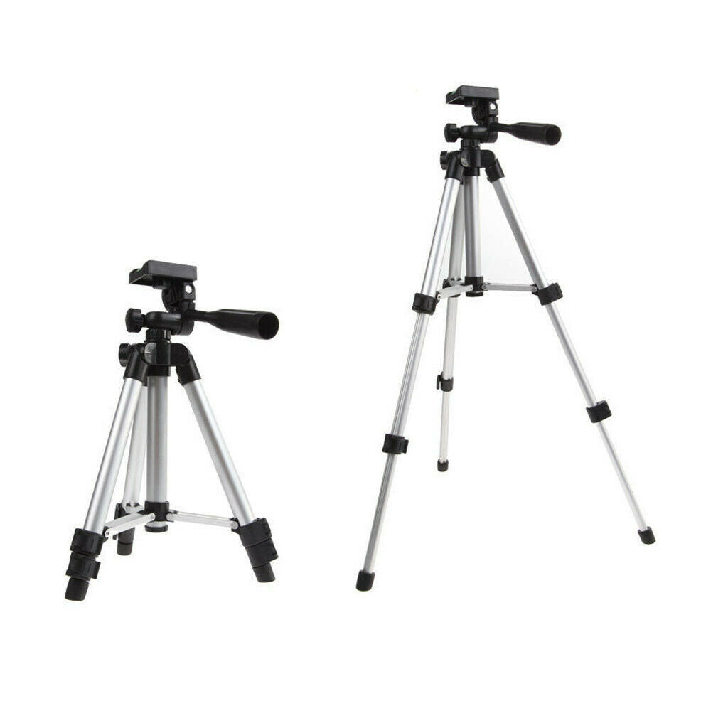 Extendable, flexible, portable aluminum tripod stand for Canon Nikon