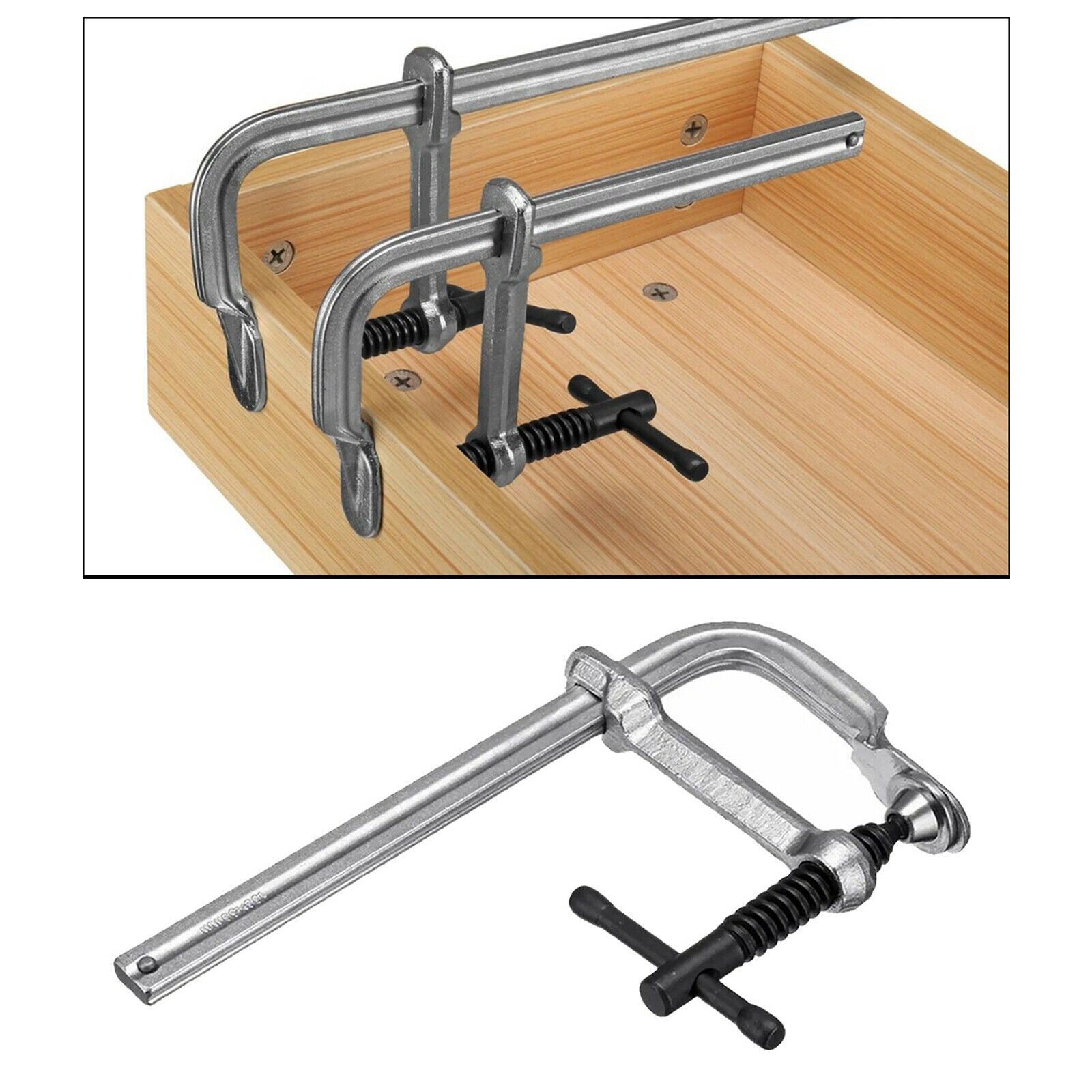 1pc 160x80mm Heavy Duty F Clamp Metal Working Metal Bar Quick Clamp Tool