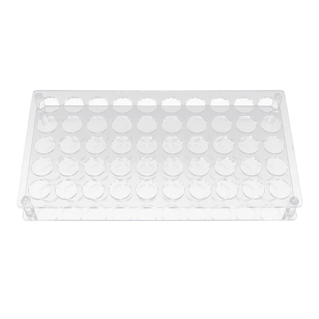 Transparent 50 Spaces Acrylic Lipsticks Holder Storage Cosmetic/Organizer