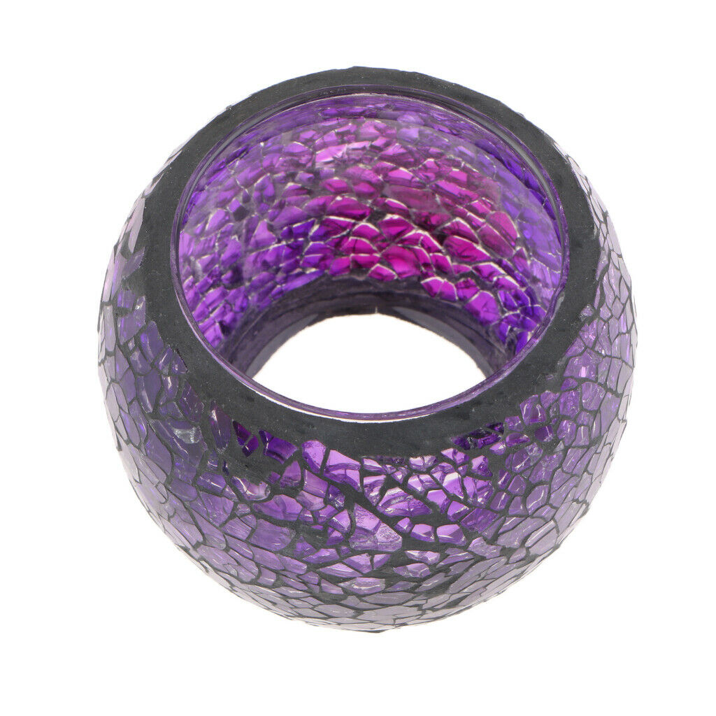 Wedding Festive Parties Events Decor Mosaic Glass Mood Light Candle Holder