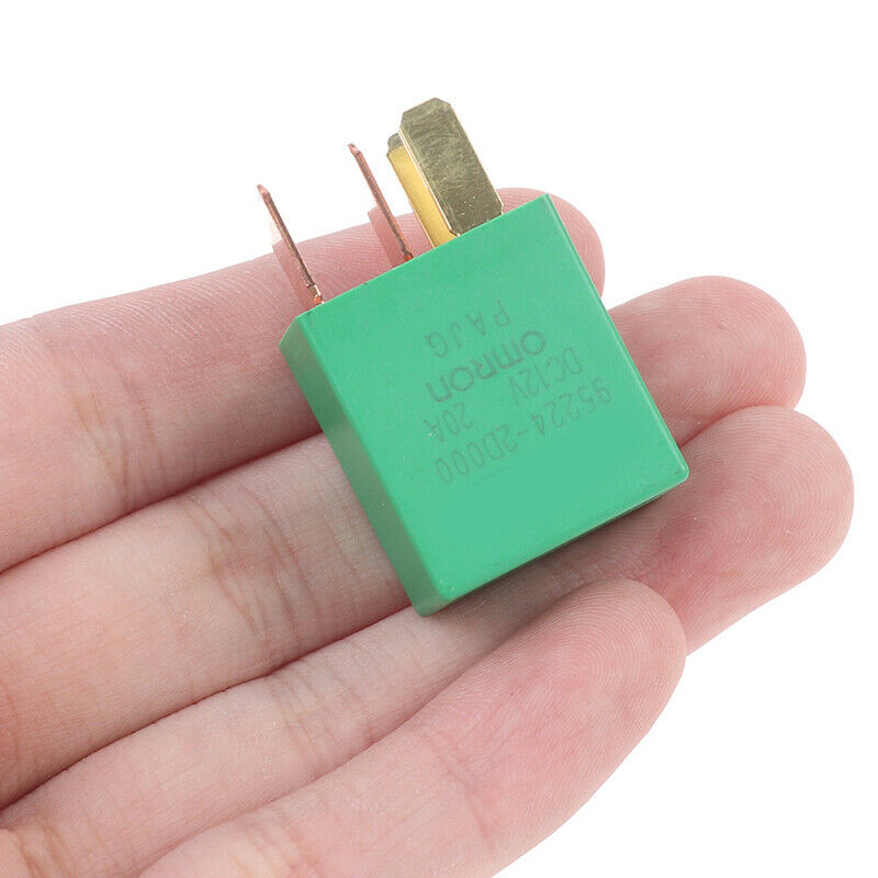 1PC Car Violet Relay for KIA 12V 20A OMRON 4 Pins Green Color Power RelayB L FT