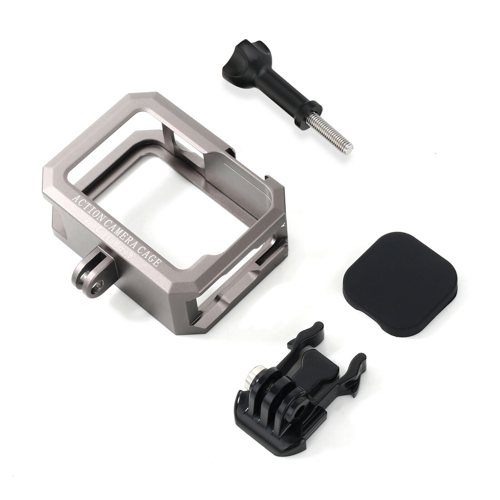 For GoPro Hero 9 Black Sport Camera Al Alloy Protective Frame Housing Case Cage