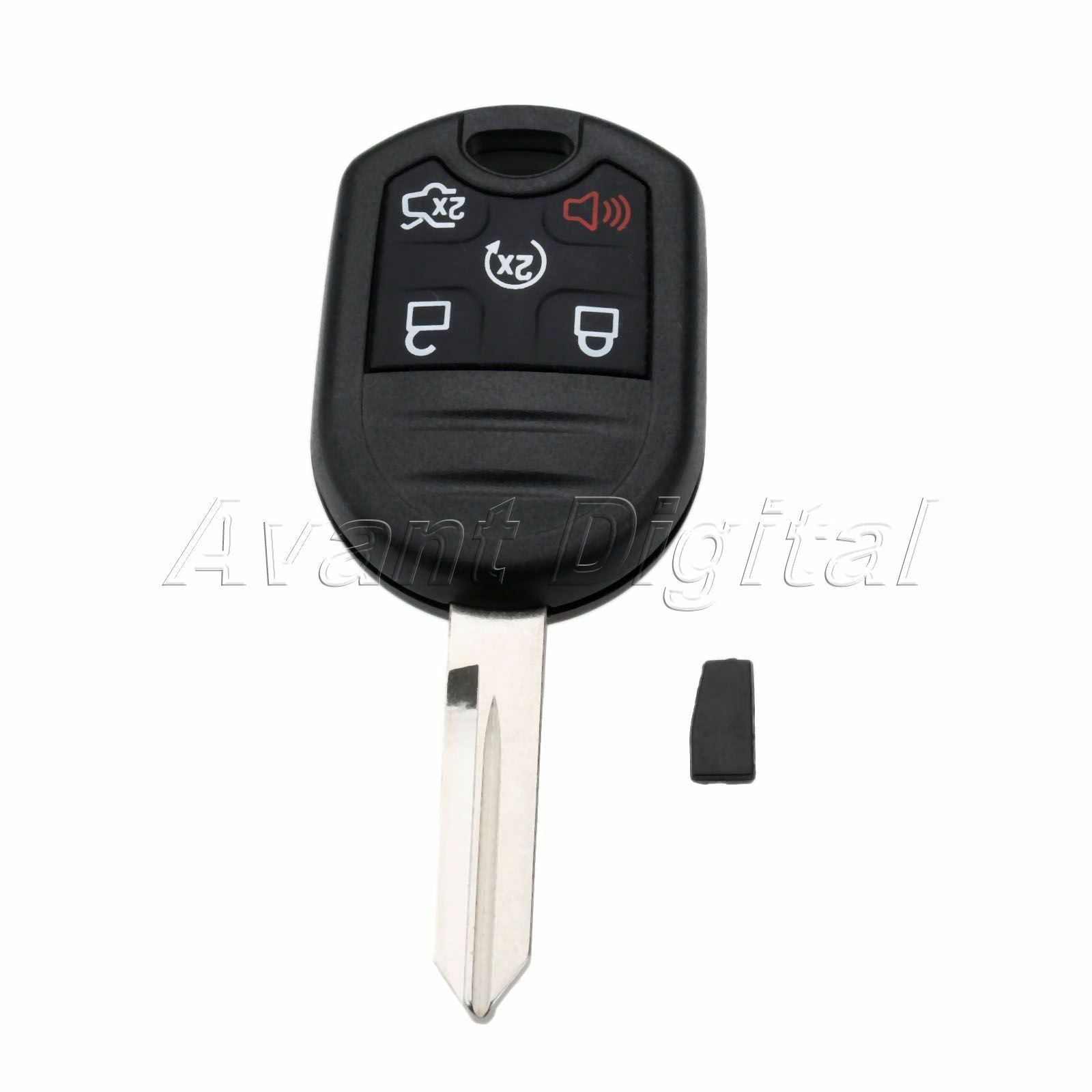 1Pc Remote Key 5BTN 315MHz CWTWB1U793 ID83 4D63 Chip For 2011-2015 Ford Explorer